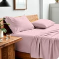 thumbnail image 2 of Bare Home Dusty Pink Sandwashed Microfiber Sheet Set, Wrinkle Resistant, Deep Pocket, King, 2 of 7