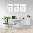 thumbnail image 4 of Office Decor - Hustle Quotes Execute Prints, d Canvas Wall Art Grind Quote, Office Wall Art, Black Large Poster, Positive MotivationalPrints, Inspirational Print (F-3pcs,12x16inchx3pcs), 4 of 7