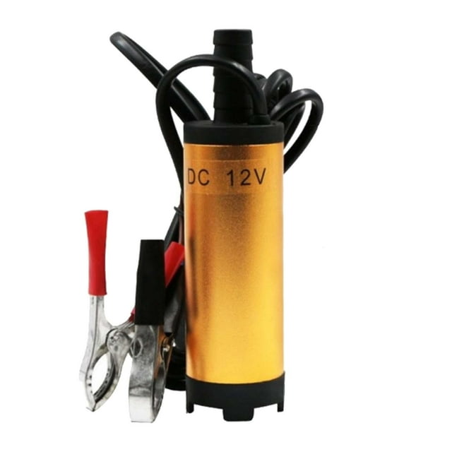 GUOOL Pompe Compacte Multifonctionnelle 38mm pour Automobile Ferme Marina Pompe à Huile Or 12V