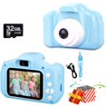 thumbnail image 1 of Cámara digital para niños de 1080p con tarjeta SD de 32 gb y correa para el cuello - Cámara de 8 megapíxeles oso de fresa  Electrónica, 1 of 5