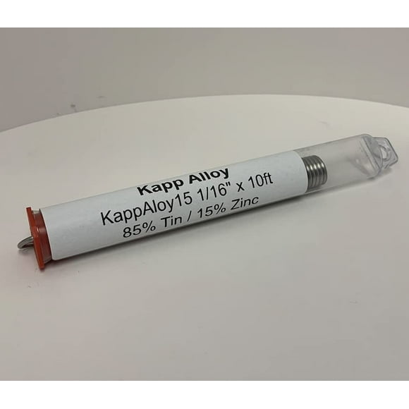 KappAloy15 Tin Solder for Aluminum: 9 foot tube