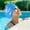 Sky Blue #5, variant on Oversized Silicone Swim Cap for Large Heads & Long Hair | High Elasticity Waterproof Hair Protection | Unisex Adult Swimming Gear for Pool & Beach