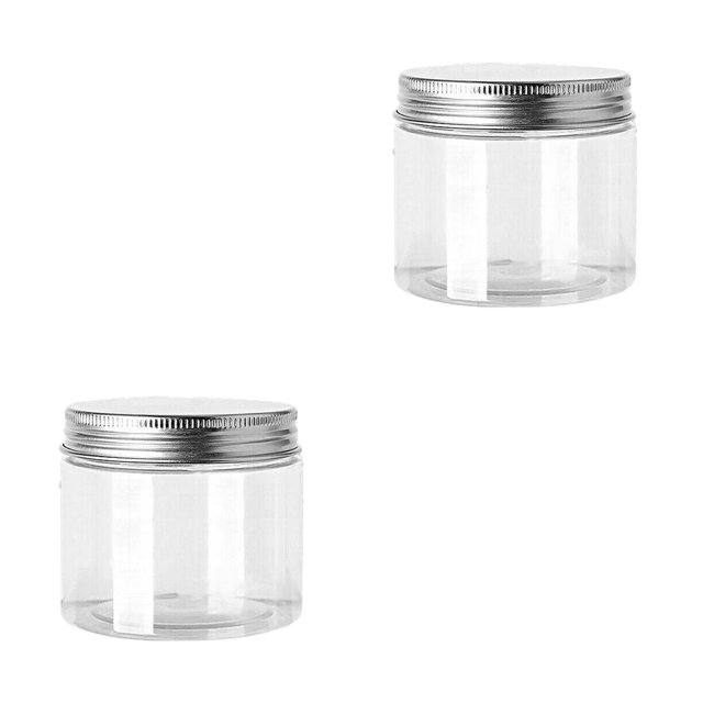Tarros herméticos transparentes Cateissary 10 unidades para sellar alimentos contenedores de granos de cocina 30ml 50ml 60ml 80ml