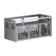 thumbnail image 2 of Organizador de Especias de Pared de Acero Inoxidable, Estante para Condimentos de Cocina, Negro, 39.5x13.5x13cm, Incluye Múltiples Frascos para Especias, 2 of 6