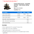 thumbnail image 2 of Coolant Outlet Housing - Compatible with 2001 - 2006 Chrysler Sebring Limited 2002 2003 2004 2005, 2 of 2