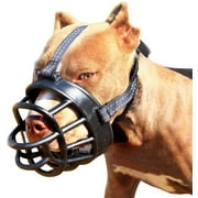 Soft Basket Muzzle for Dogs Secure and Comfortable Fit, Better Prevent Bites, Chewing and Barking Muzzle