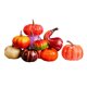 thumbnail image 1 of Juego de 10 calabazas artificiales para decorar de otoño, adornos artesanales de Acción de Gracias para fiestas, festivales y granjas., 1 of 9