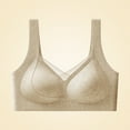thumbnail image 3 of ATENAR Womens Bras,Push Up Bra,Bras for Women,Stretch Fabric,Breathable,Solid,Cotton,Yellow,2XL, 3 of 10