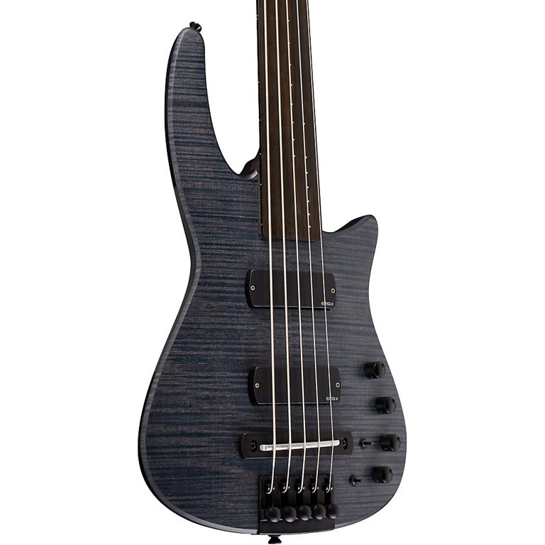 NS Design CR5 RADIUS Fretless Bass Guitar Satin Charcoal