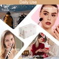 thumbnail image 3 of Soda Candy Makeup Bag Travel Toiletry Bag for Women Small Cosmetic Bags Cute Quilted Cotton Makeup Pouch Zipper Floral Portable Storage Cosmetic Travel Cloth Bag, 3 of 8