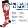 thumbnail image 4 of FREEAMG Christmas Compression Socks Women Men Long Stocking (20-30mmHg) Travel Knee High Stockings for Athletic Sports,Running,Cycling,Nursing, 4 of 7