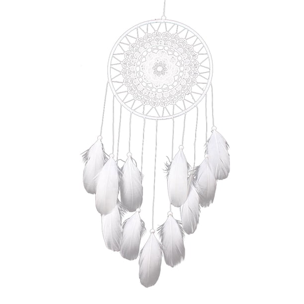 Atrapasueños Bohemia Pluma Borla Campanas de viento Boda Sala de estar Sala de estar Colgante de pared Atrapasueños Methold HA1212-01B