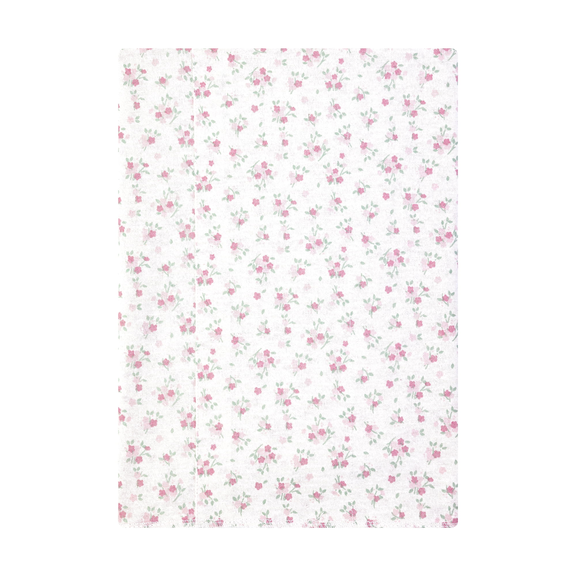 Hudson Baby Girl Cotton Polyester Flannel Burp Cloths 7-Pack, Wispy Wild Flower Bunny, One Size