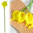 thumbnail image 2 of Simulation Flower High End New Living Room 10 Calla Simulation Flower Flower Holding Flower Wedding, 2 of 9