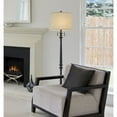 thumbnail image 2 of 60W X 2 Torrington Resin Floor Lamp With Pull Chain Switch And Hardback Linen Shade, 2 of 5