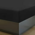 thumbnail image 6 of Queen Fitted Sheet - Bottom Sheet - Deep Pocket - Soft Microfiber -Shrinkage and Fade Resistant-Easy Care -1 Fitted Sheet Only (Black), 6 of 6