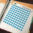 thumbnail image 5 of Sesame Street Cookie Monster Face Heart Shaped Planner Calendar Scrapbook Craft Stickers, 5 of 6
