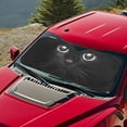 thumbnail image 5 of Xixirimido Windshield Sunshade for Car Foldable Front Window Cover Sun Shade Sun Visor Block UV Rays Universal Fit Automotive Accessories, Black Cat, 5 of 8