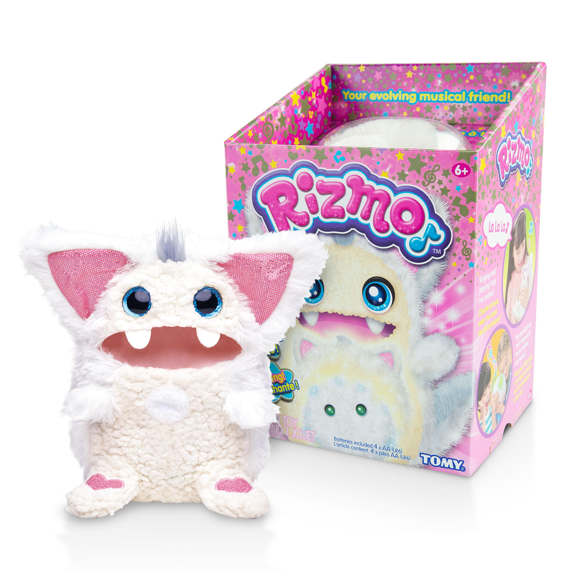 Berry New Pink Rizmo Evolving Musical Friend Interactive Plush Toy 