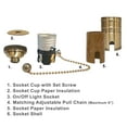 thumbnail image 6 of Royal Designs, Inc. Pull Chain Lamp Socket for Incandescent LED Bulbs, Antique Brass, Set of 10, 6 of 7