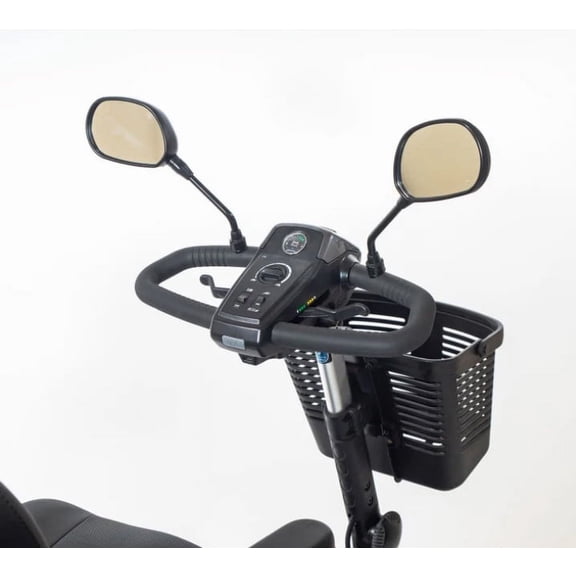 Rear View Mirror Pair For Most Pride Mobility Scooters (Only Works With Scooters With Screw Holes On the Tiller)