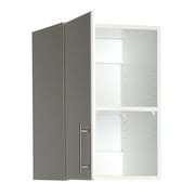 Prepac Elite 16 Wall Cabinet, White Storage Cabinet, Bathroom Cabinet, Pantry Cabinet with 1 Adjustable Shelf 16 D x 16 W x 24 H, WEW-1624