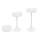 thumbnail image 5 of 3 piezas de soporte para cupcakes, bandeja de postre de metal multifunción, centro de mesa para galletas Blanco, 5 of 9