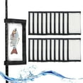 thumbnail image 1 of Durable Clear Pvc Fishing Lure Wraps for Safety & Store, Fishing Lure Covers, Wrap Protector, Hook Cover Keeps for Rods, Shields, Wraps with Velcro, Accessories, Safe Easily Bait Storage (20PCS-L), 1 of 7