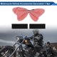 thumbnail image 2 of Accesorios para Casco de Motocicleta Decoración Lazo 3D para Cascos de Motocicleta Bicicleta Esquí Tela Rosa Stickers 1 Juego, 2 of 6