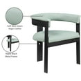 thumbnail image 2 of Meridian Furniture Romeo Mint Green Vegan Leather Dining Chair (Set of 2), 2 of 8