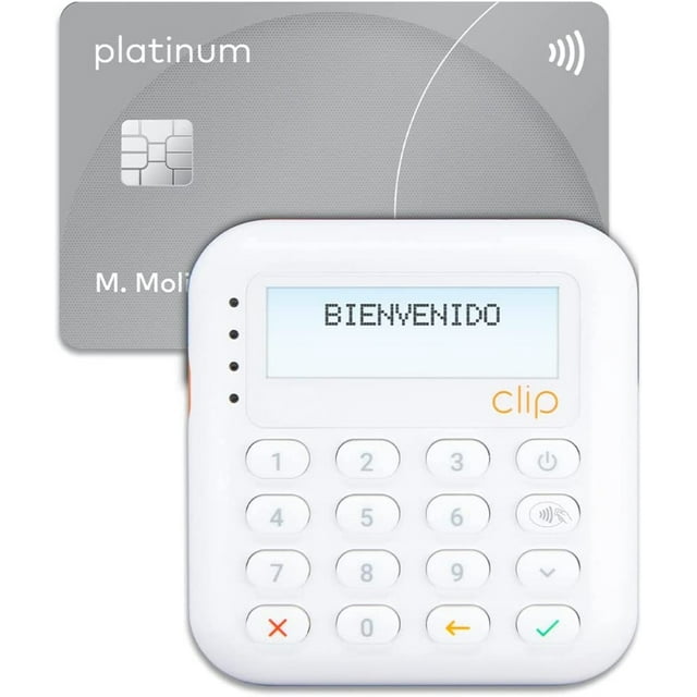 Terminal Punto de Venta Clip Mini Blanco Naranja CLIP MINI