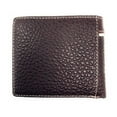 thumbnail image 4 of Western Genuine Leather Metal Praying Cowboy Cowhide Mens Bifold Short Wallet, 4 of 5