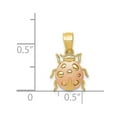 thumbnail image 3 of 14k Two Tone Ladybug Pendant K4820, 3 of 3