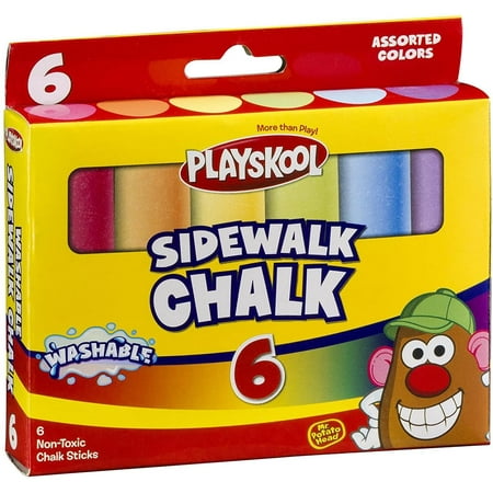 Playskool 6-Piece Washable Sidewalk Chalk price history on PriceWatchPro