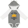 thumbnail image 3 of Inktastic My Titi Loves Me with Taco Illustration Boys or Girls Long Sleeve Baby Bodysuit, 3 of 5