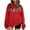 Red#197, variant on YOIAVAIOY Women Love Graphic Sweatshirt Long Sleeve Crew Neck Pullover Casual Print Valentine's Day Sweatshirts Red M