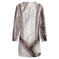 thumbnail image 6 of Misty Forest Brown Branches Art Women Elegant Long Sleeve Warm Dress Autumn Winter Sweater Dress Casual Pullover Mini Dresses, 6 of 7