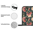 thumbnail image 4 of Sikiie Rose Flowers Oven Mitts and Pot Holders, Silicone Oven Gloves, Heat Resistant Oven Mitts 4Pcs Set, 4 of 6