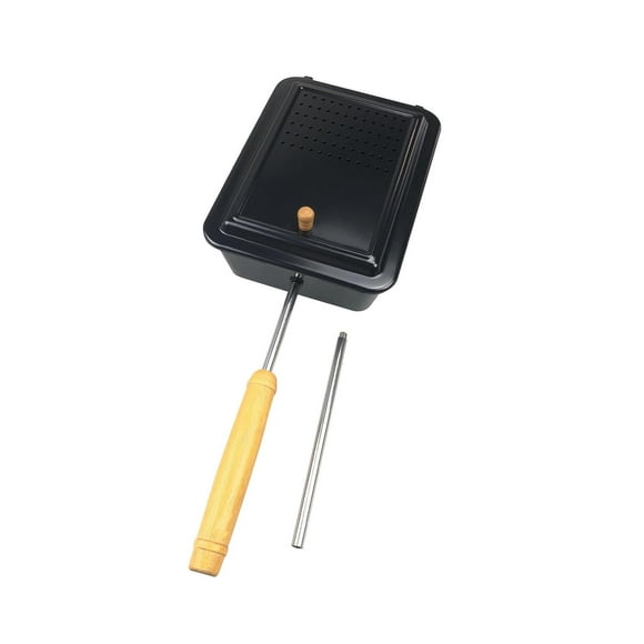 Herramienta para barbacoa, palomitas de maíz para fogata, mango cómodo, máquina portátil para hacer palomitas de maíz, olla para barbacoa en