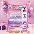 thumbnail image 3 of LHSHID Sweet 16 Gifts for Daughter 16th Birthday Gifts for Daughter for 16 Year Old Daughter Sweet Sixteen Gifts for Daughter Gifts for 16th Daughter Christmas Throw Blanket 60"x80", 3 of 6