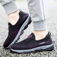 thumbnail image 5 of GHFKKB Womens Casual Slip On Walking Shoes Comfortable Work Sneaker, 5 of 5