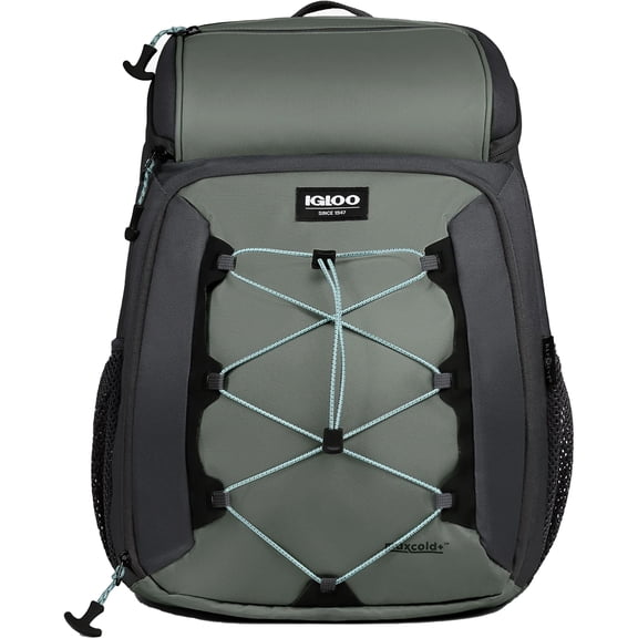 Igloo 30-Can MaxCold Voyager Cooler Backpack - Gray
