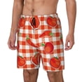 thumbnail image 2 of Daiia Tomatoes And Chili Mens Swim Trunks Swim Shorts Quick Dry Swim Shorts with Mesh Lining Pockets-Small, 2 of 9
