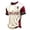 Khaki, variant on England 2026 Soccer Cup Fan Jersey for Men, Crewneck Short Sleeve T-Shirt with Crown & Shield Graphic, Lightweight Breathable Athletic Top, 1 PC Beige L
