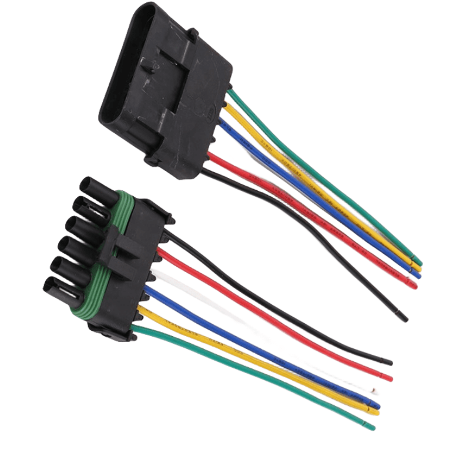 Universal Waterproof Wire Connectors 6 Pair, 16-14AWG, Durable, Tin Plated Terminals