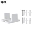 thumbnail image 1 of 2Pcs Plastic L-Guide Floor Guide Replacement for Sliding Barn Door Hardware Hot!, 1 of 8