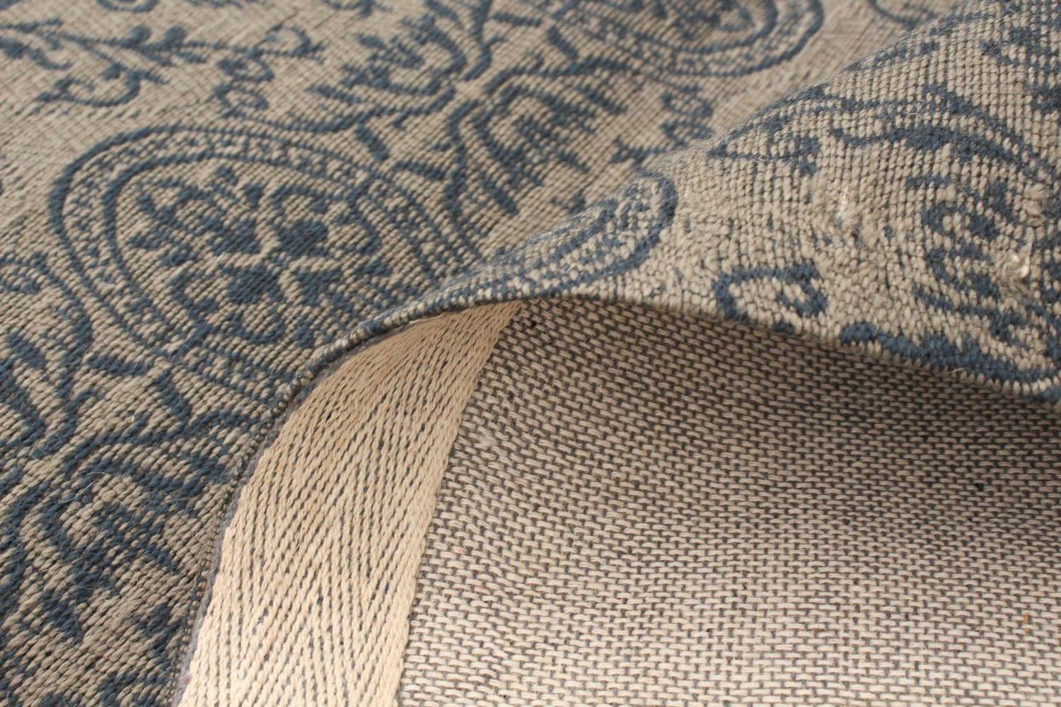 ECARPETGALLERY 5'4" x 7'6"  Transitional Collage Handmade Area Rug for Living Room, Dining Room and Bedroom in Yellow