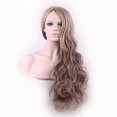 thumbnail image 3 of 75cm Fashion Sexy Long Big Curly Wavy Cosplay Central Parting Women Wigs Hair Wig Girl Gift, 3 of 4