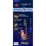 BISSELL PowerClean FurFinder 200W Self-Standing Cordless Stick Vacuum, Carpet, Area Rugs, Hard Floor, Upholstery, Strong Suction, Removeable Battery, LED Headlights, Up to 40 minute run time, 4031