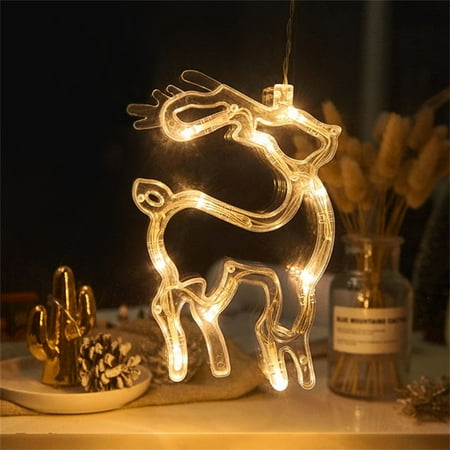 

YFVVCZC Clearance Night Lights Christmas Suction Cup Lamp Elk